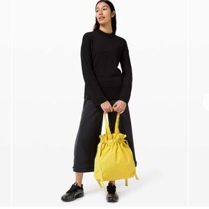 Lululemon Easy As Sunday Tote Honey Lemon
